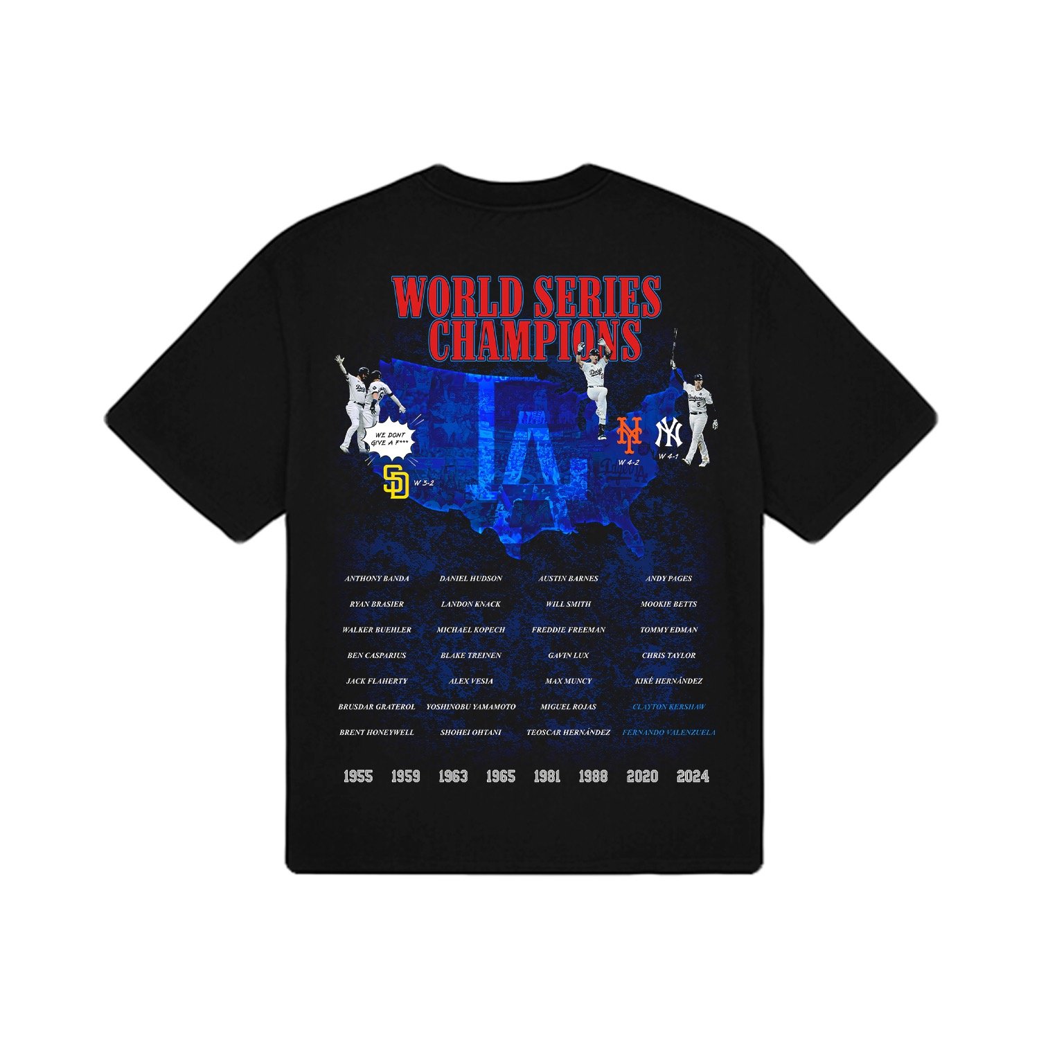 2024 World Series Champs Tee | OVERLOOKEDUS