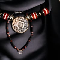supernatural beaded necklace with globe charm
