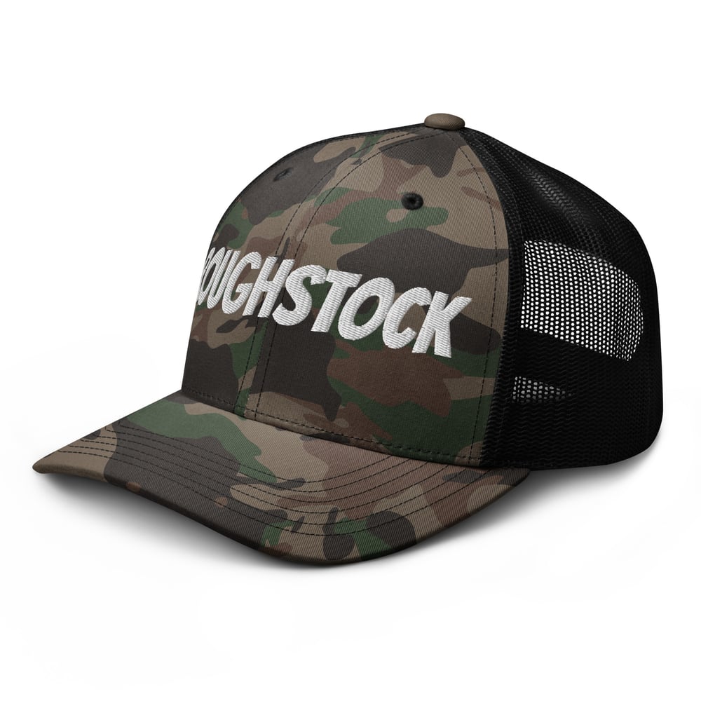 Camouflage trucker hat