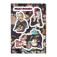 Battle Waifu Sticker Sheet#4