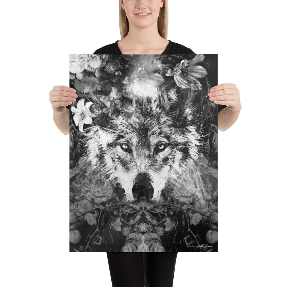 "Wolf" - OPEN EDT PRINT ON PAPER - FREE WORLDWIDE SHIPPING!!!