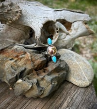 Image 5 of Turquoise/copper ring 