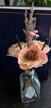 Image 2 of Blush and Cocoa Floral Reed Diffuser