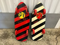 Image 3 of DP RED BLK STRIPE MINI DECK 