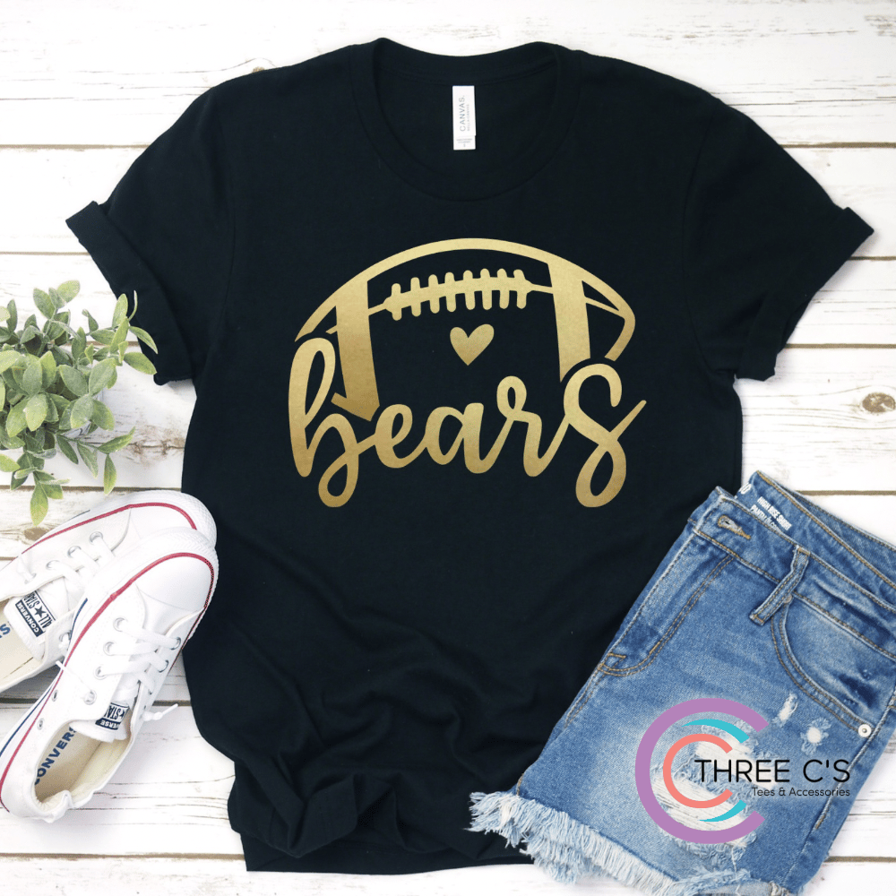 Image of Bears Football With Heart