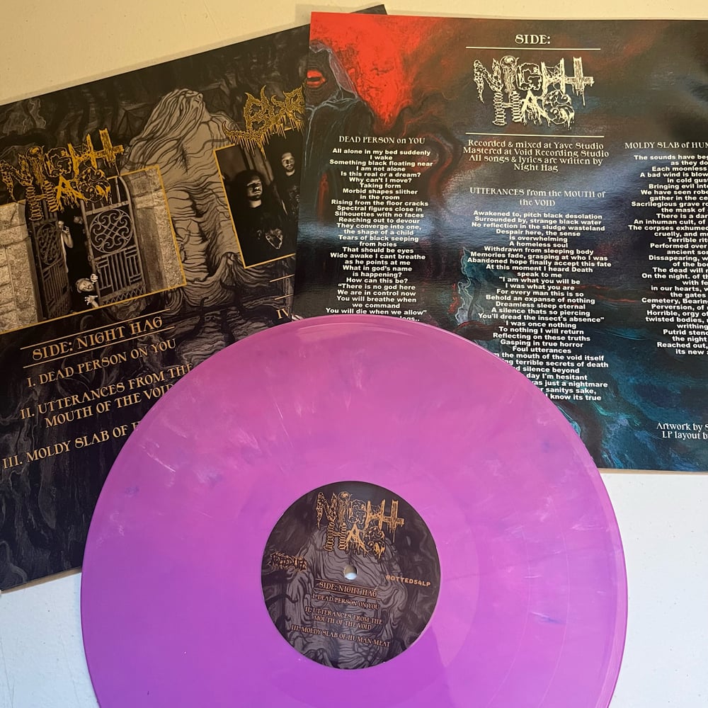 Night Hag / Burial - "Utterances from Below" 12" vinyl LP