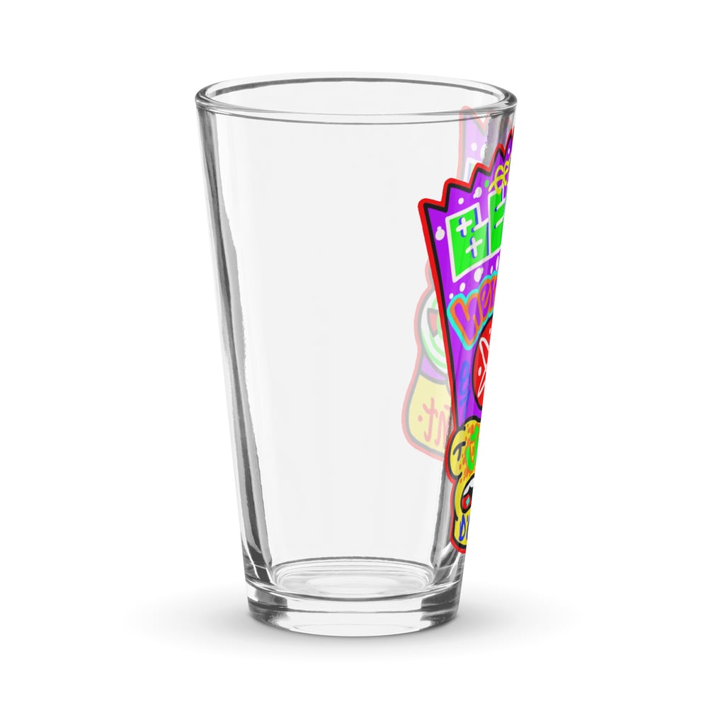 Radioactive Boi Shaker pint glass