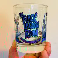 Image 3 of BLACK LAGOON ROOM Logo 14oz Old Fashioned Cocktail Glass