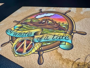 Image of 5x7" "Whale of a Tale" 20,000 Leagues Under The Sea Inspired Print