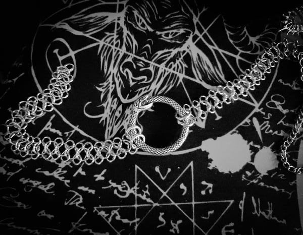Image of Ouroboros Chainmail Choker