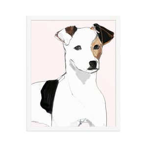 Image of JACK RUSSEL FRAMED ART