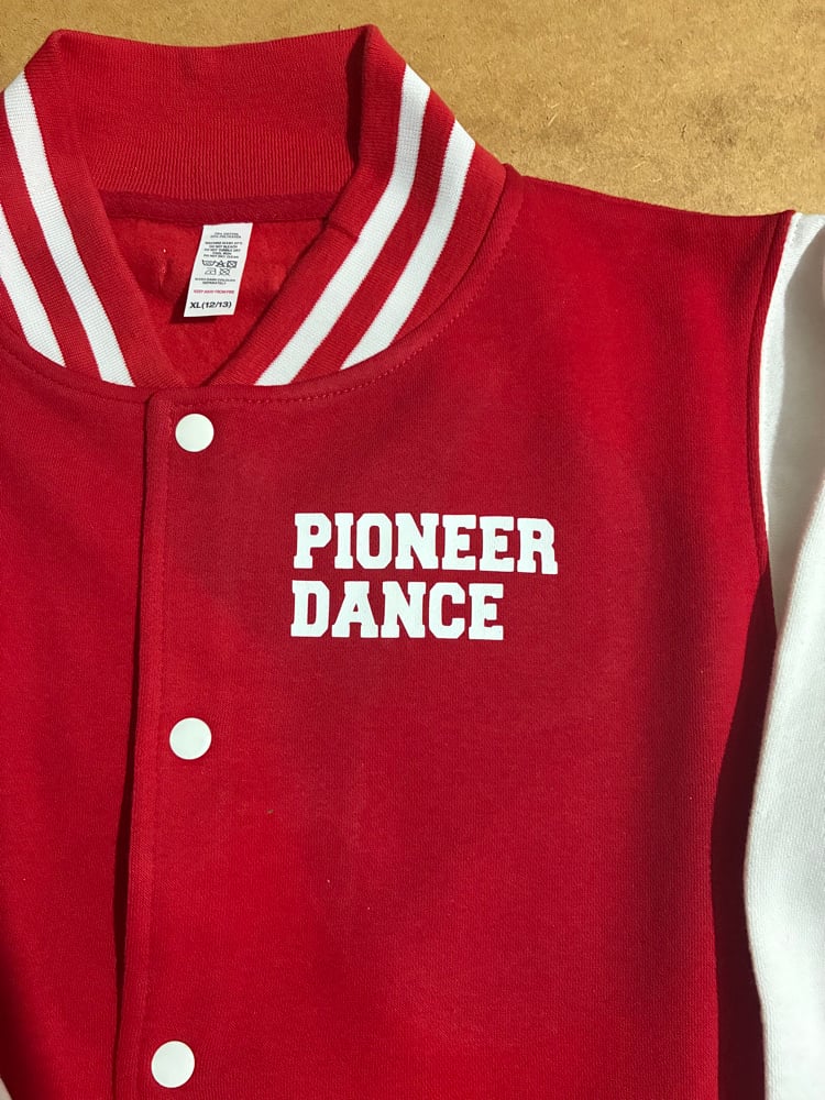 Image of Pioneer Dance Varsity Style Jacket [RED]