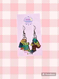 Image 2 of Froggy and Toad Earrings 🎀