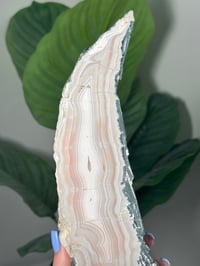 Image 2 of XL BABY PINK TURKISH AGATE WITH MOSSY INCLUSIONS