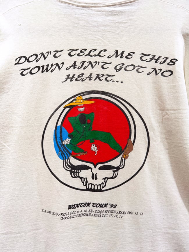 Rare Grateful Dead 1993 Winter Tour Lot T-Shirt - Size XL