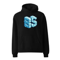 BLANK STARE FROZEN BS.   Unisex oversized hoodie