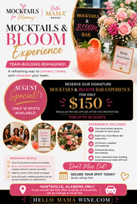 Mocktail & Bloom Experience 