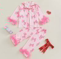 Image 1 of Bow Feather Pyjamas