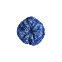 Image 1 of Knit scrunchie in blue marl