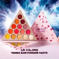 Hippie Mandy Luxury Cosmetics Triangle Eyeshadow Palette