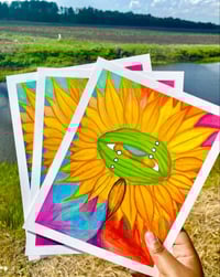 Image 1 of Sunflower Art Print 