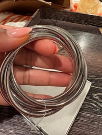 Image 3 of stretch bangles silver 