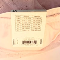 Image 6 of Girls Jumping Beans Pink Tulle Skort with Glitter