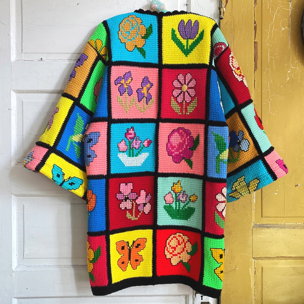 Image of Garden Grid Granny Sweater
