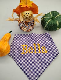 Image 1 of Fall Bandanas Embroidered 