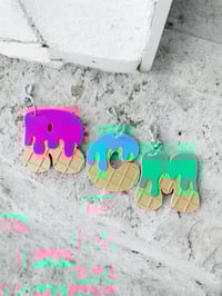 Image 1 of Ice Cream Drip Keychain Bag Charm