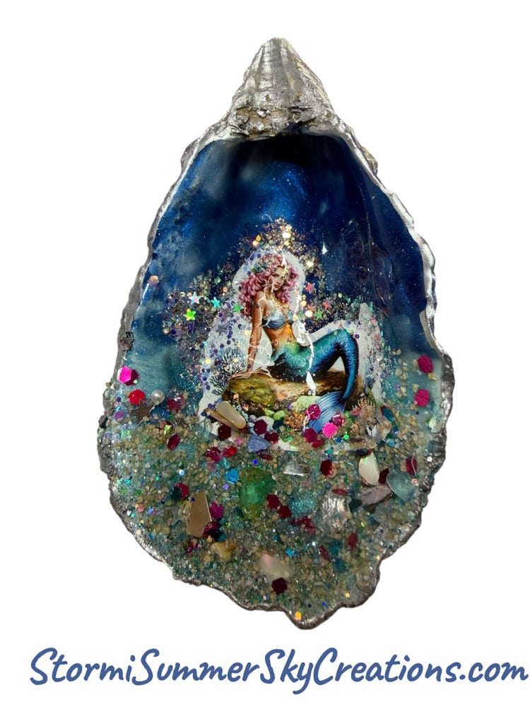Image of Oyster Shell Ornament/Trinket catch all