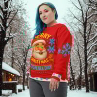 Image 3 of  Merry Christmas “Sleigh All Day” Unisex Sweatshirt
