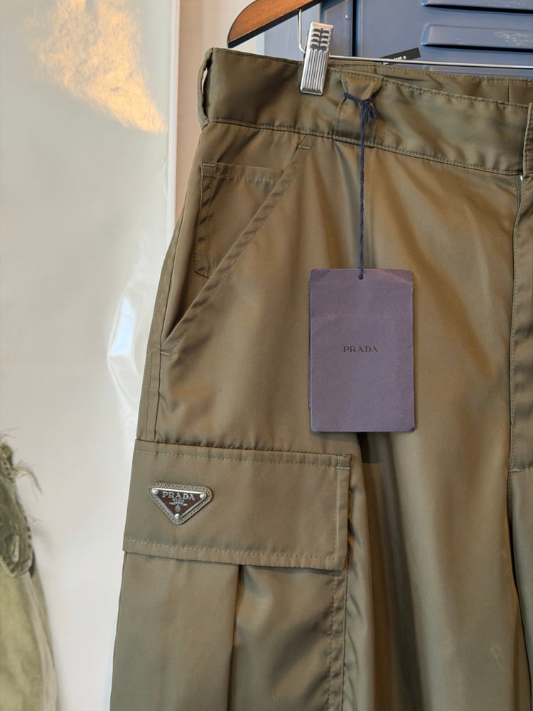 Image of Prada SS24 Re Nylon Cargo Pant