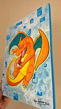 Image 1 of Charizard original painting