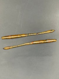 Image 1 of 3” Tapered Trout Worm “Butterscotch”