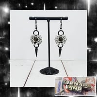 Obsidian Spiked Romanov Earrings