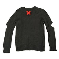 Image 2 of Peace Now button mohair knit