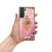 Image 17 of Pastel Pink Tattered Texture Rose Gold Goth Lolita Kawaii Inspired Clear Case for Samsung®