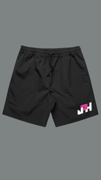 JPH Men’s active wear shorts (Pink/Black)