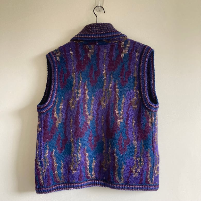 Image of Missoni for Bullock's Shawl Collar Knit Vest