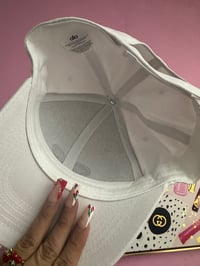 Image 2 of White with black letters 