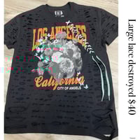 Large LA lace destroyed