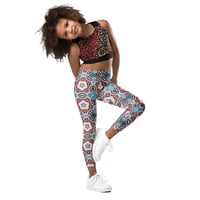 Image 2 of Tribal Fish Kid's Leggings