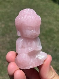 Image 8 of Rose Quartz Baby Buddha Carving #2689