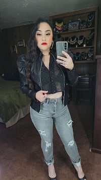 Image 9 of Amanda High Rise Straight Jean