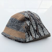 Image 5 of Shallow Fit Upcycled Reversible Beanie–2