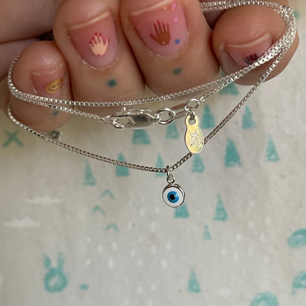 Image of evil eye necklace