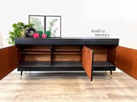 Image 9 of Mid century modern Mc Intosh Squares SIDEBOARD / DRINKS CABINET / TV CABINET in black
