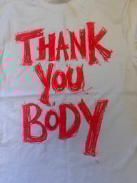 Image 2 of White Thank You Body with orange text (small)
