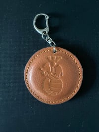 Coventry Retro Leather Keyring 